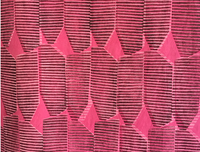 After You | block print on linen