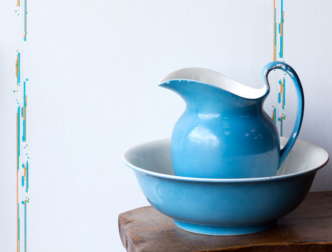 After You | block print on linen