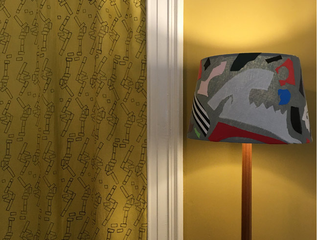 After You | block print on linen